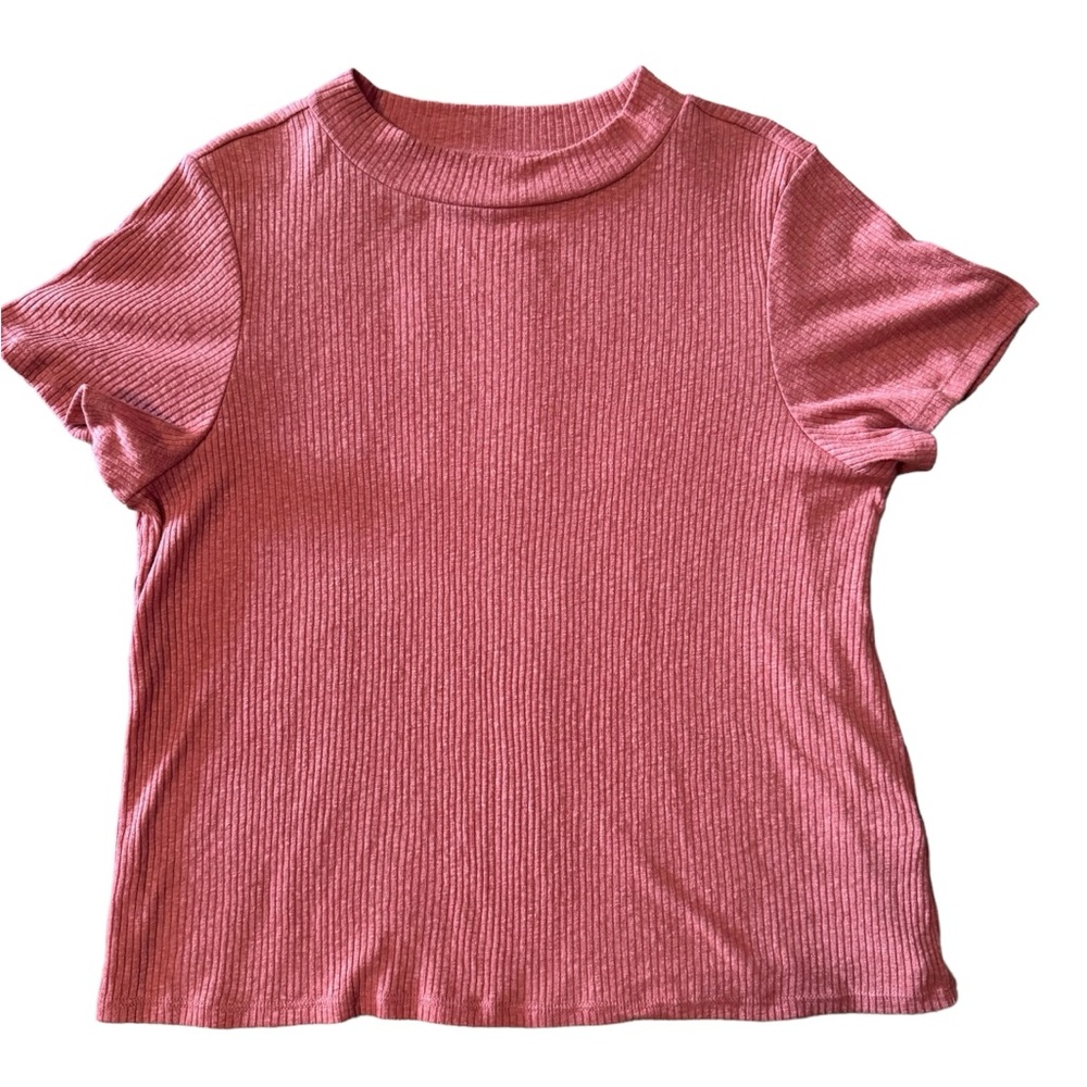 Nordstrom BP women's ribbed short sleeve top XL